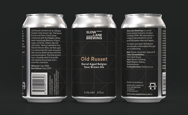 Old Russet - Barrel Aged Belgian Sour Brown Ale