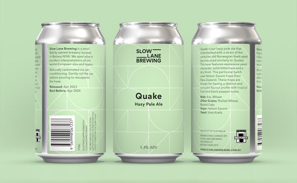 Quake - Hazy Pale Ale 5.4%