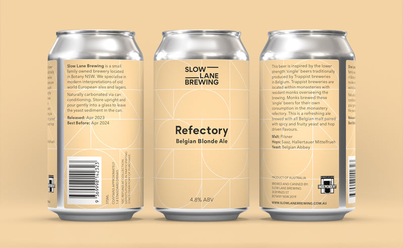 Refectory - Belgian Blonde Ale 4.8%