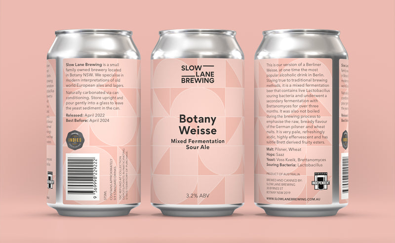 Botany Weisse - Traditional Berliner-Weisse 3.2%